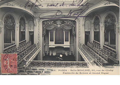 Salle Berlioz : buffet d’orgue