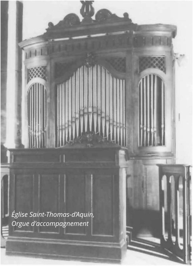 Église Saint-Thomas-d’Aquin, Orgue d'accompagnement