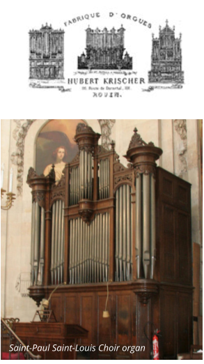 Saint-Paul Saint-Louis Choir organ